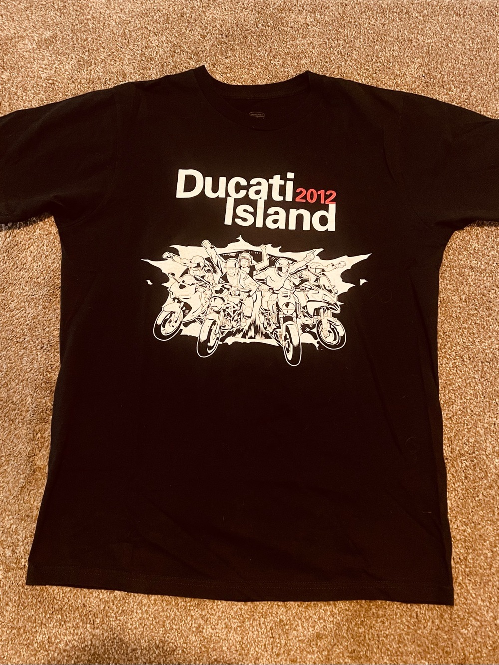 Ducati Island 2012 Black Graphic Tee